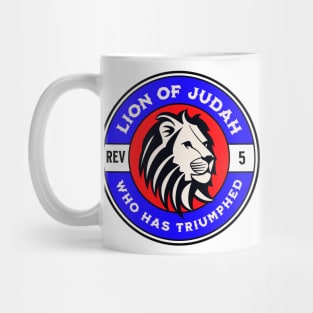 Lion of Judah Name of Jesus Christ Religious Religion Faith Christian Scripture Bible Holy King Gospel Mug